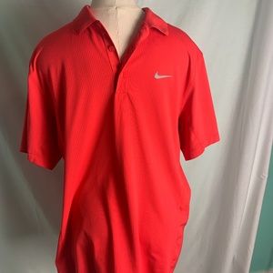 Nike ribbed golf polo